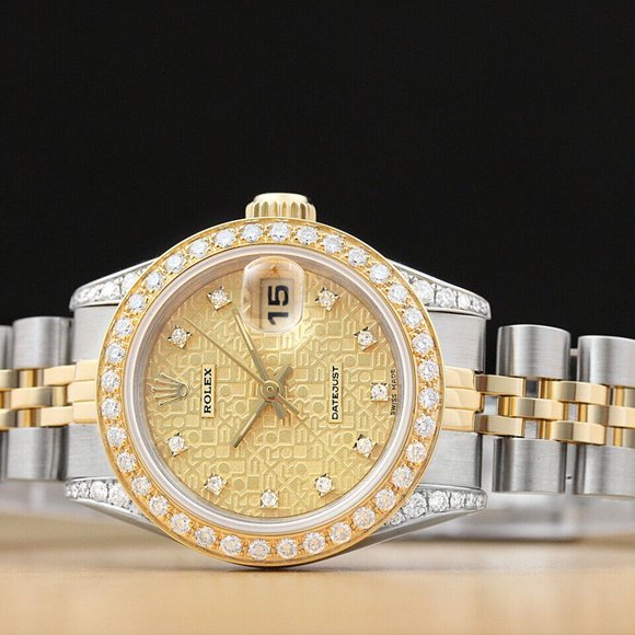 Sale! Ladies Rolex Diamond Bezel Factory Watch! WOW!